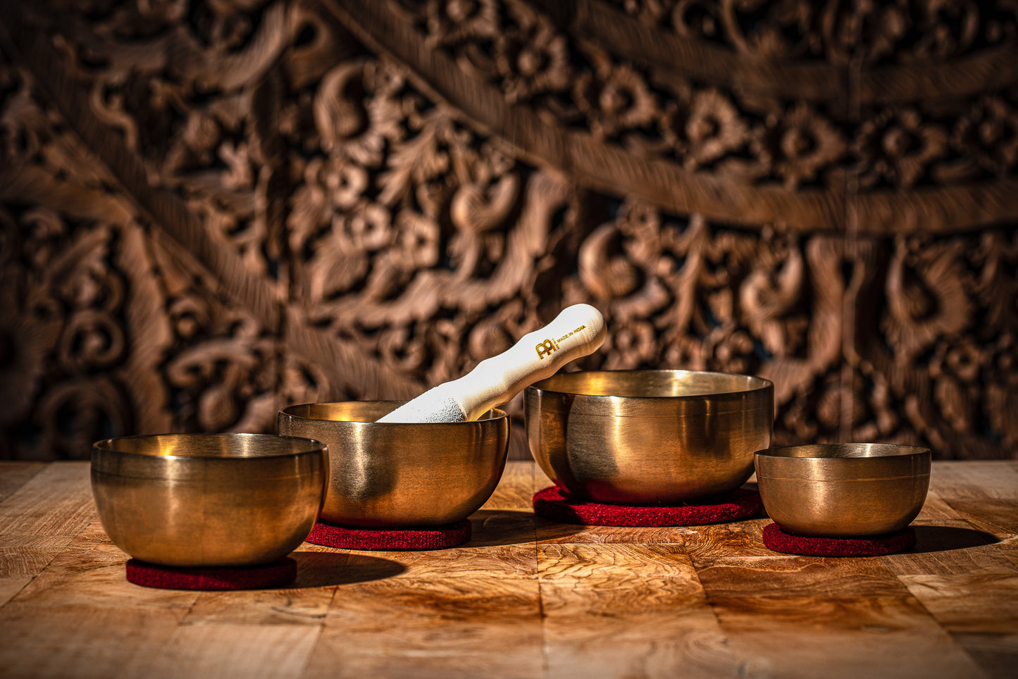 MEINL Sonic Energy Universal Series Singing Bowl Set 5 pcs - 250/400/500/600/g + Mallet detail view 11 at Luna Panther
