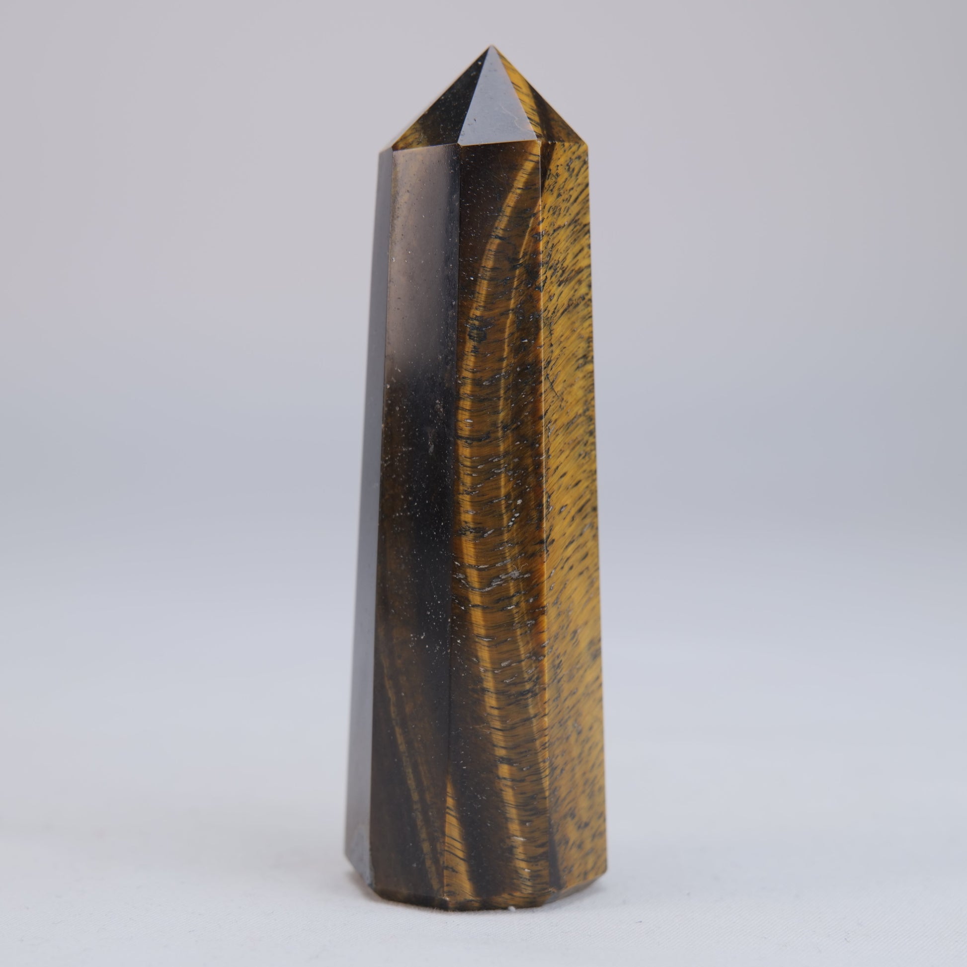 Tigers Eye Obelisk 104g natural crystal tower additional-1