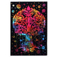 Double Cotton Bedspread + Wall Hanging - Bodhi Tree - Luna Panther