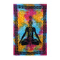 Double Cotton Bedspread + Wall Hanging - Chakra Buddha - Luna Panther
