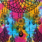Double Cotton Bedspread + Wall Hanging - Dreamcatcher - Luna Panther