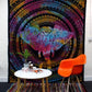 Double Cotton Bedspread + Wall Hanging - Elephant Head - Luna Panther