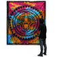 Double Cotton Bedspread + Wall Hanging - Hamsa - Luna Panther