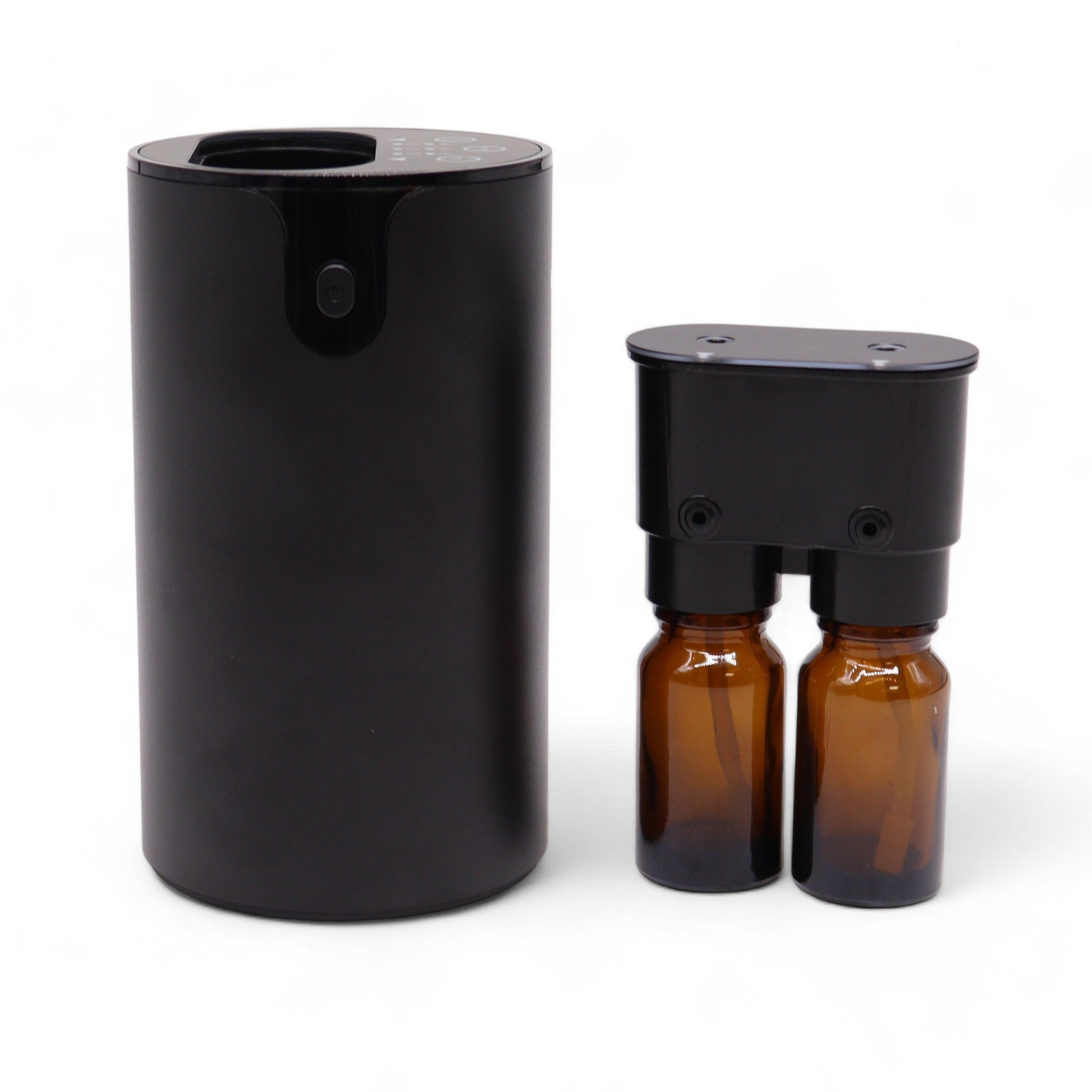 Polished Double (switchable) Essential Oil Waterless Nebulizer- USB to C featuring natural patterning and unique variations - Luna Panther