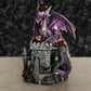 Polished Dragons Castle Triple Backflow Incense Burner 2 featuring natural patterning and unique variations - Luna Panther