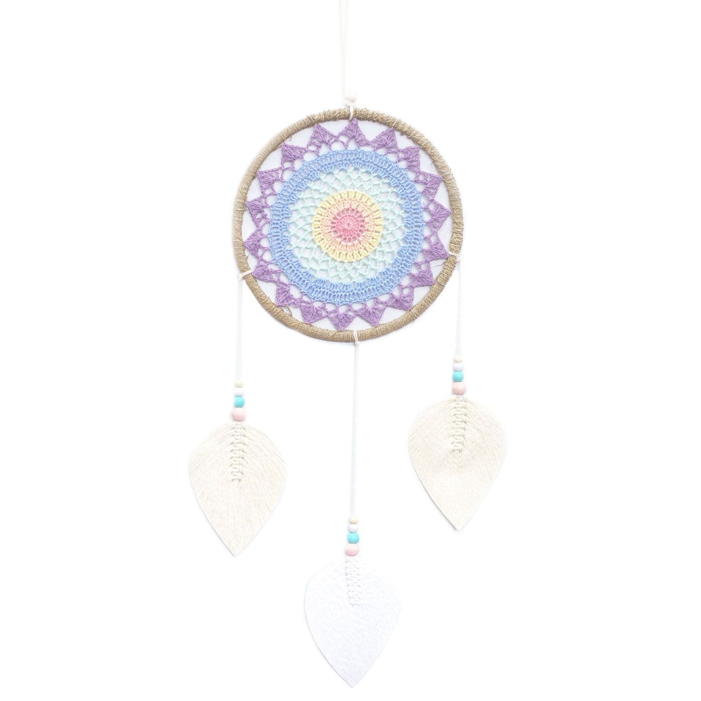 Polished Dream Catcher - Large Multi Elemental Spirits featuring natural patterning and unique variations - Luna Panther
