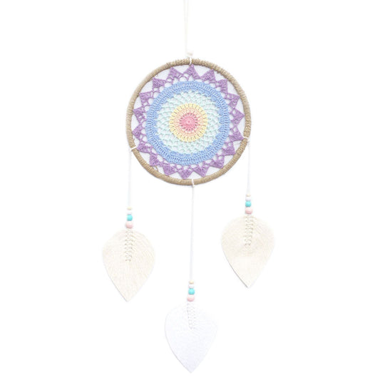 Polished Dream Catcher - Large Multi Elemental Spirits featuring natural patterning and unique variations - Luna Panther