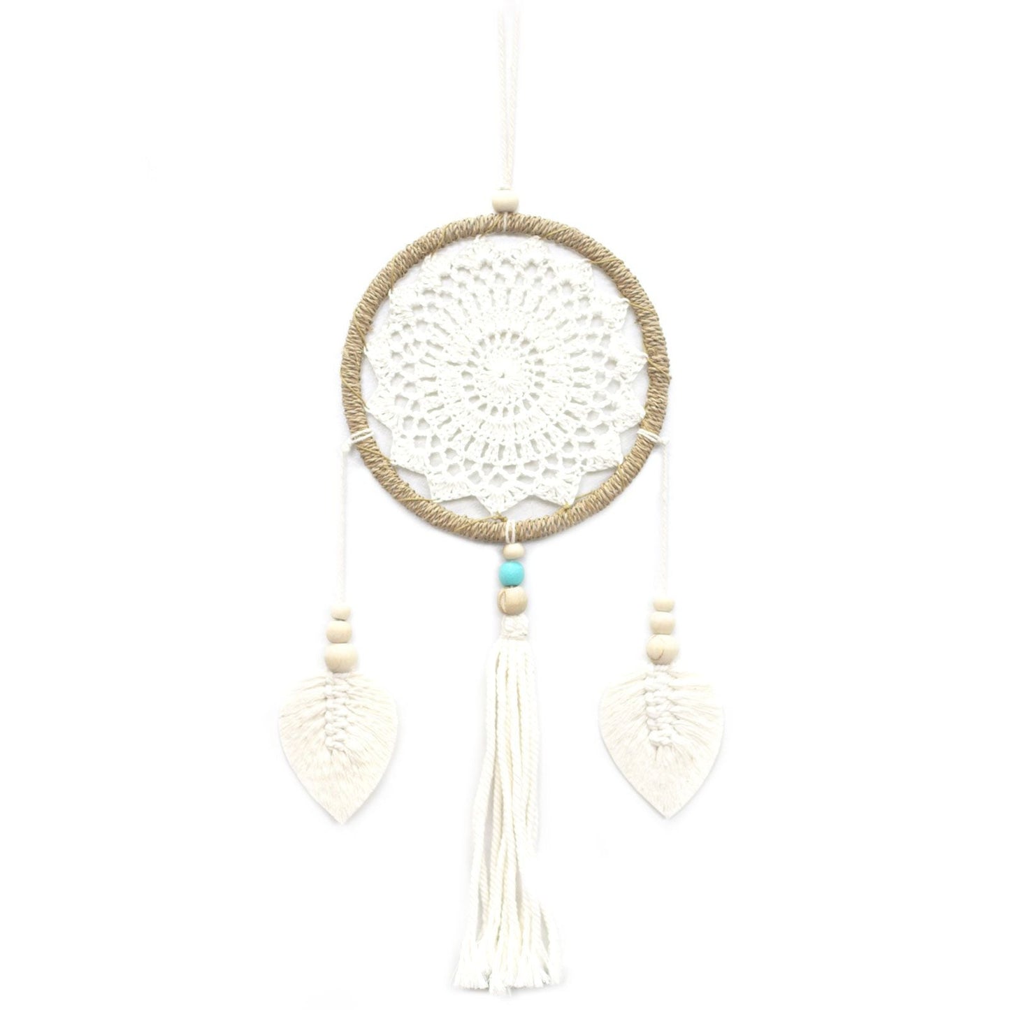 Polished Dream Catcher - Medium Natural Elemental Spirits featuring natural patterning and unique variations - Luna Panther