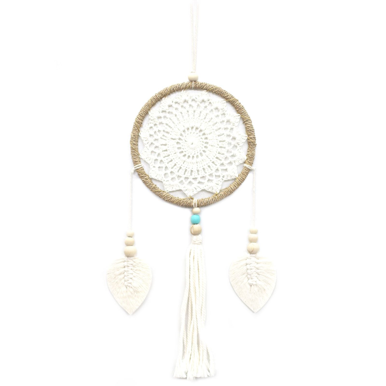 Polished Dream Catcher - Medium Natural Elemental Spirits featuring natural patterning and unique variations - Luna Panther