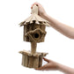 Driftwood Birdbox - On Stand - Luna Panther
