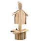 Driftwood Birdbox - On Stand - Luna Panther