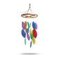 Driftwood Wind Chime - Rainbow Leaf & Bamboo Drop - Luna Panther