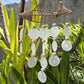 Driftwood Wind Chime - String Fish and Natural Copis Drop - Luna Panther