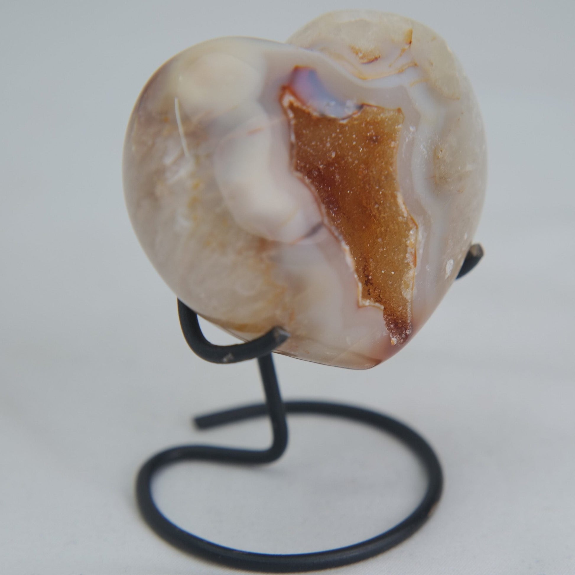 Druzy Agate Heart – 165g - Luna Panther