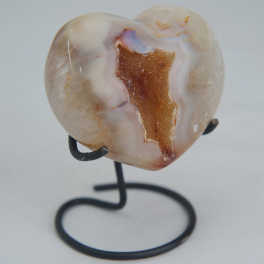 Druzy Agate Heart – 165g - Luna Panther