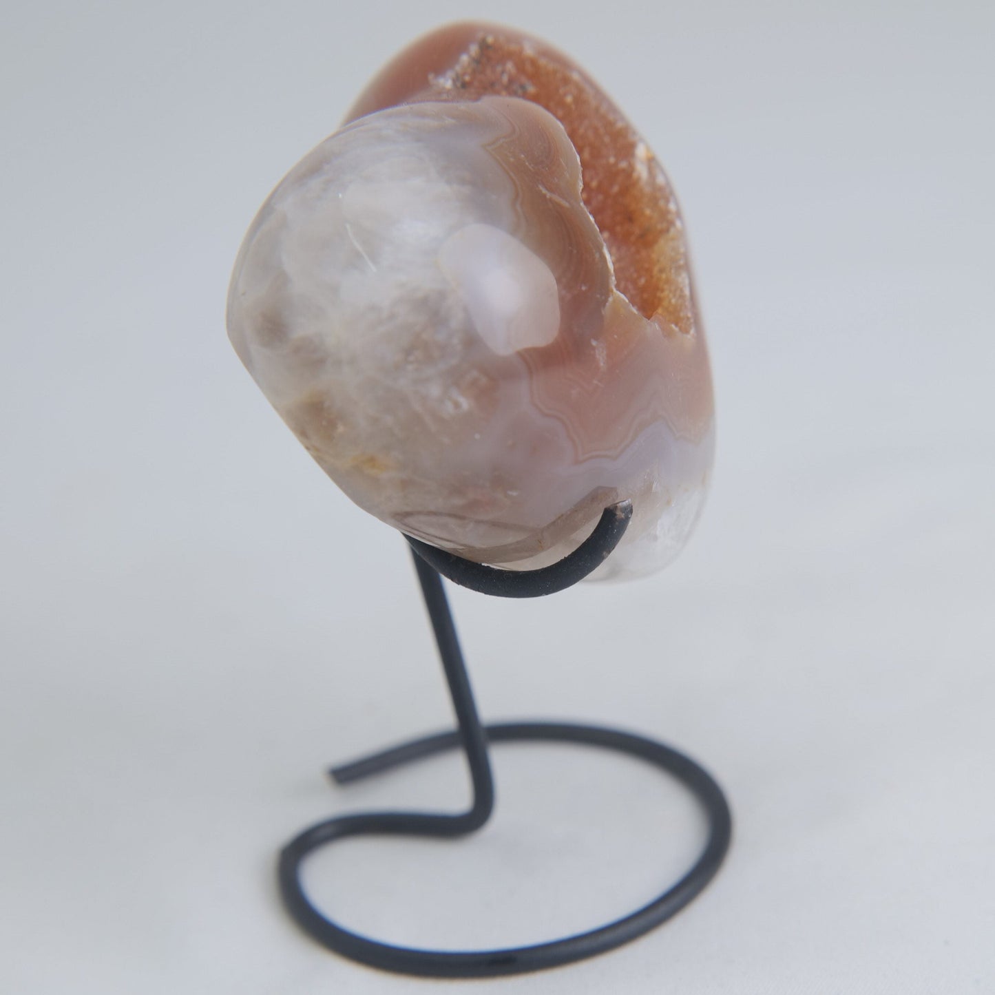 Druzy Agate Heart – 197g - Luna Panther