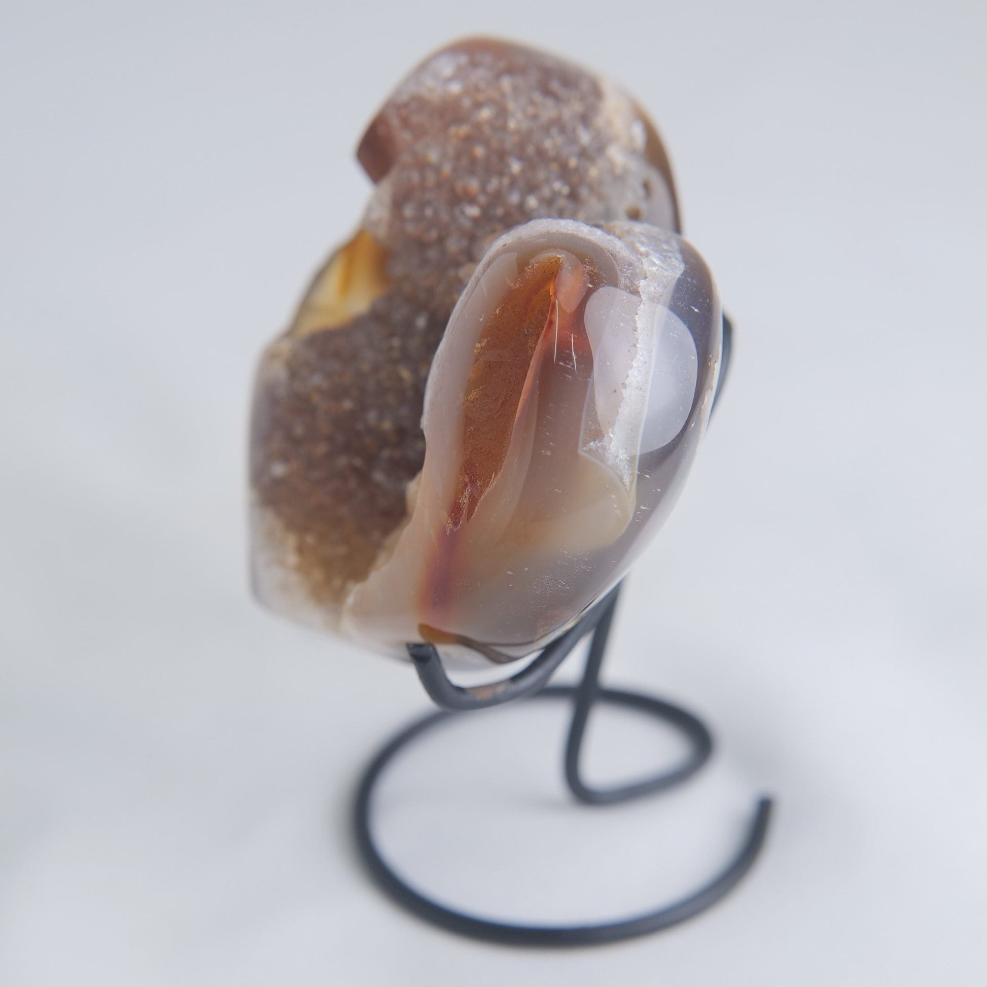 Druzy Agate Heart – 201g - Luna Panther