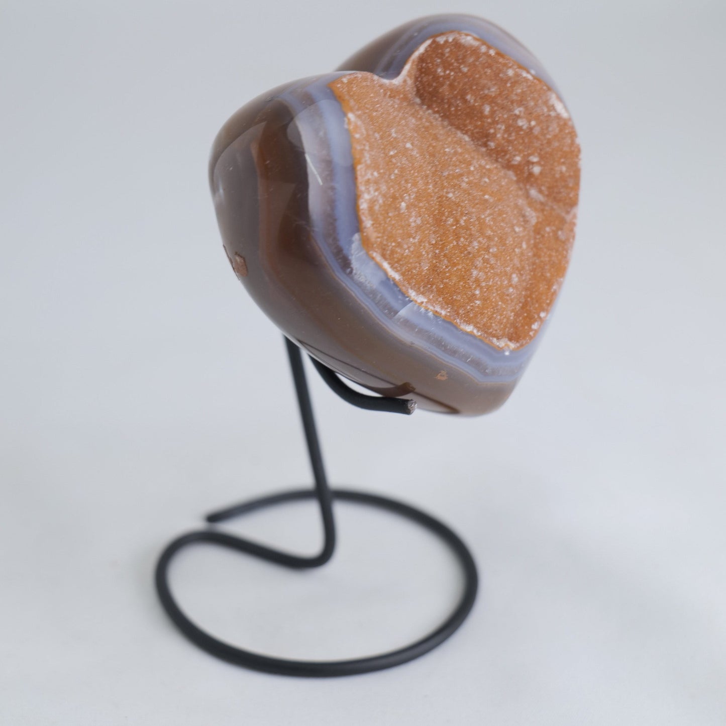 Druzy Agate Heart – 372g - Luna Panther