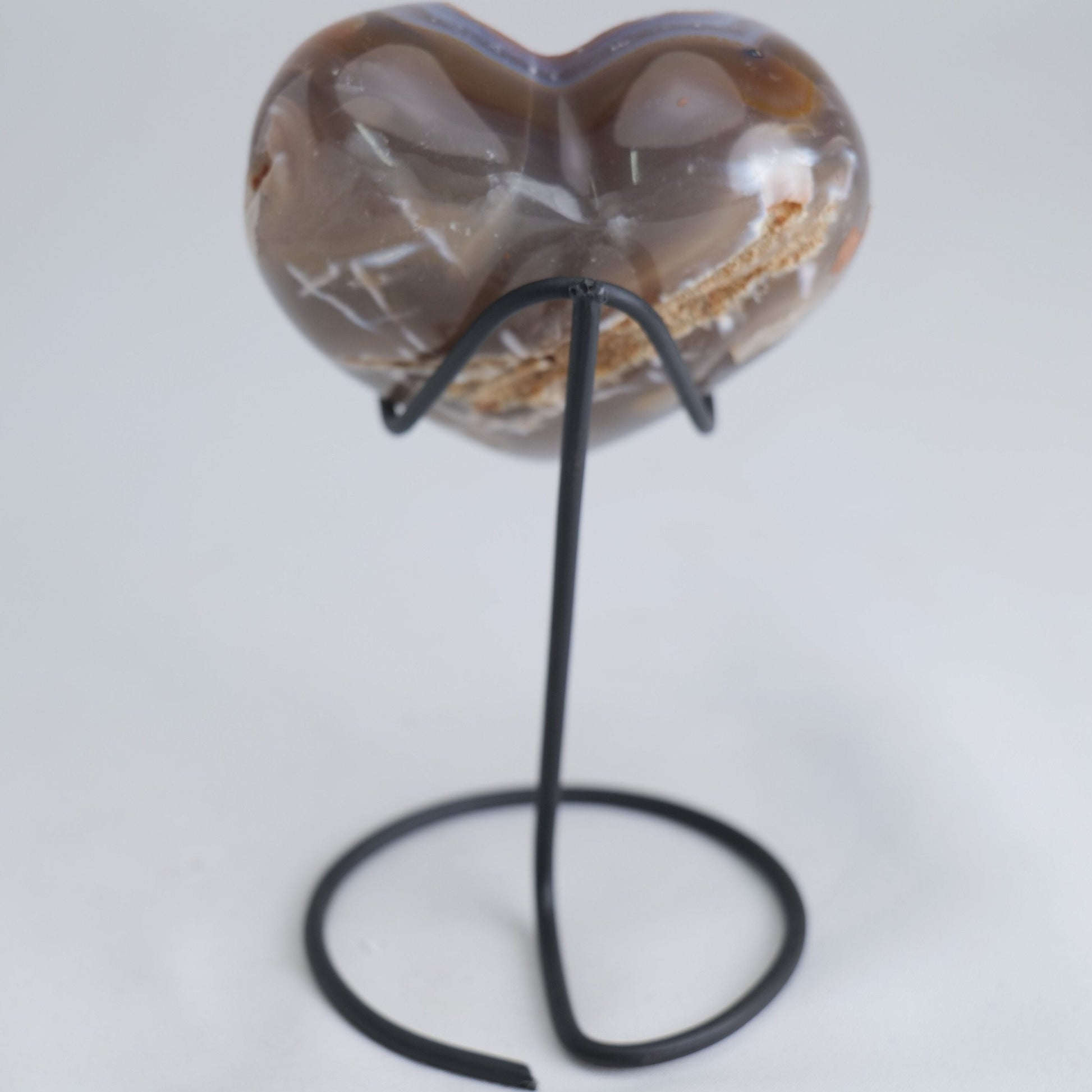 Druzy Agate Heart – 372g - Luna Panther