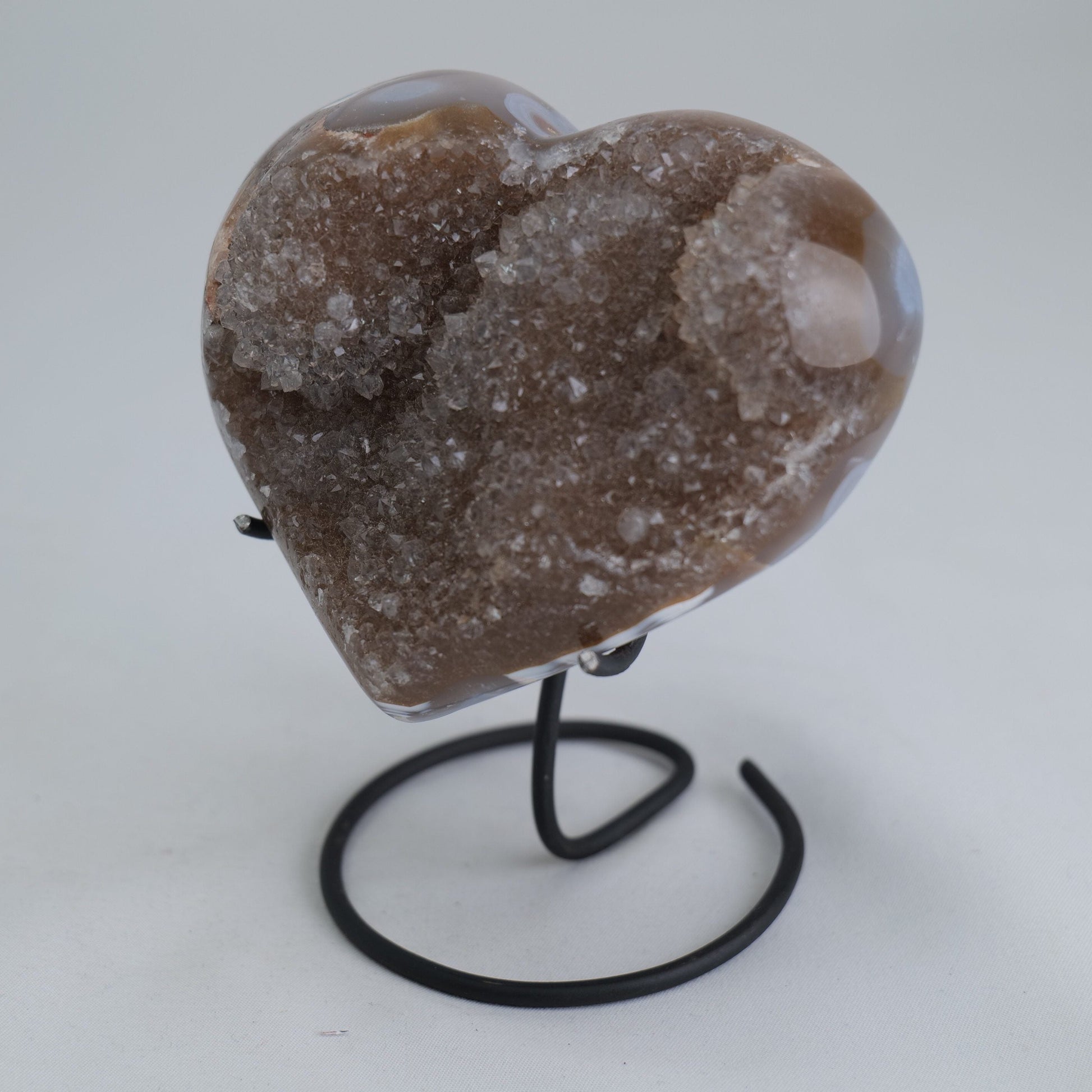 Druzy Agate Heart – 426g - Luna Panther