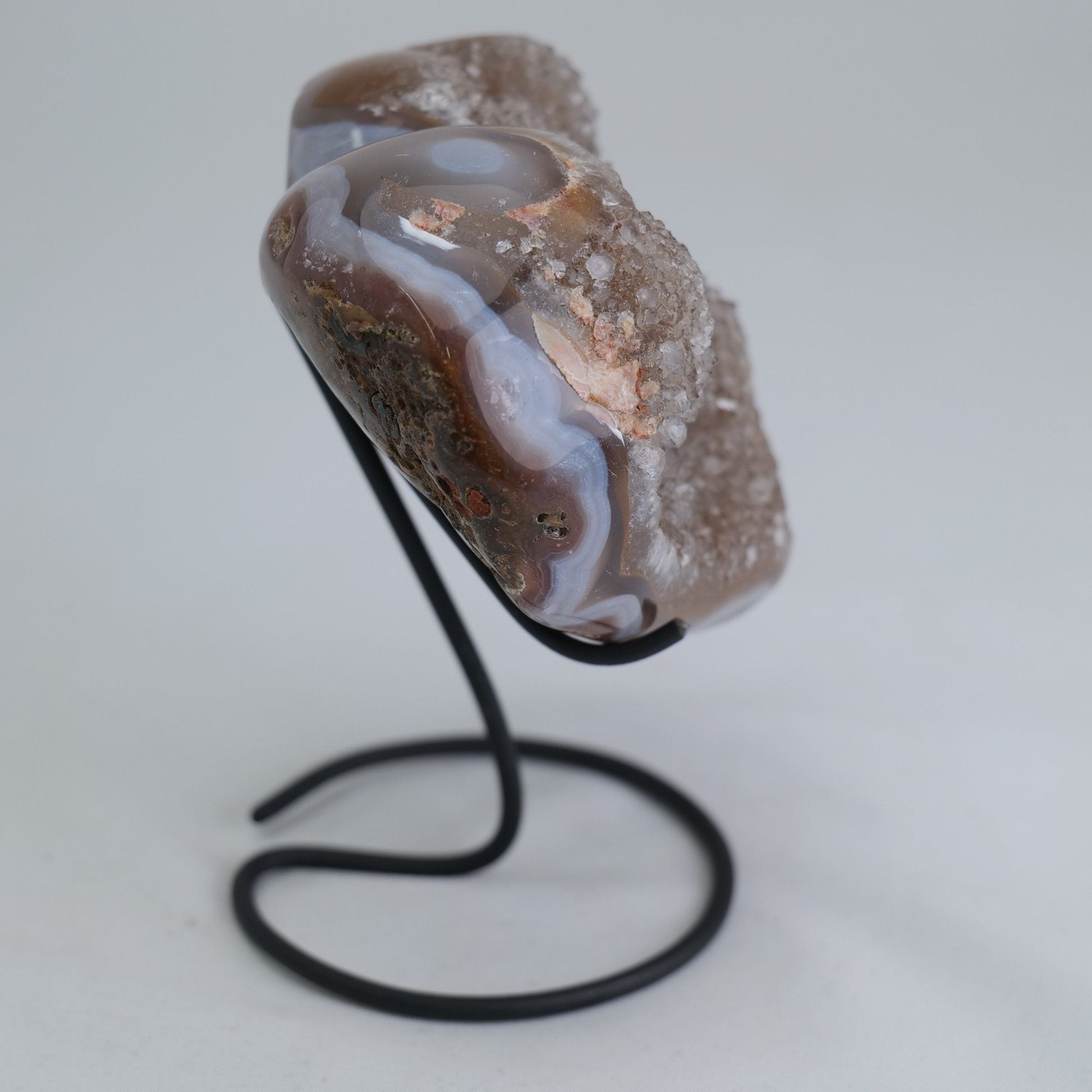 Druzy Agate Heart – 426g - Luna Panther