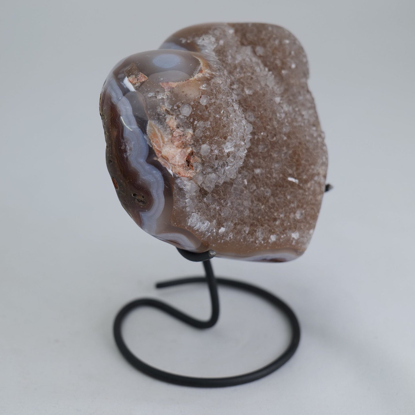 Druzy Agate Heart – 426g - Luna Panther