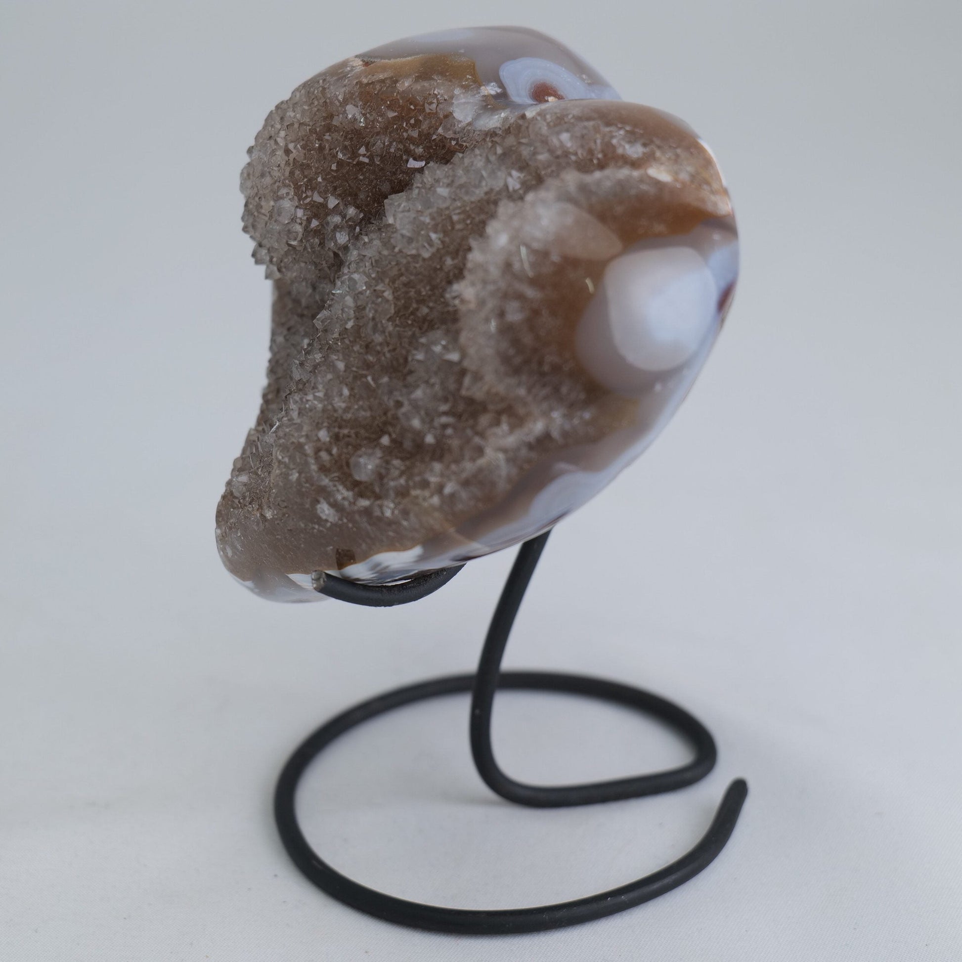 Druzy Agate Heart – 426g - Luna Panther