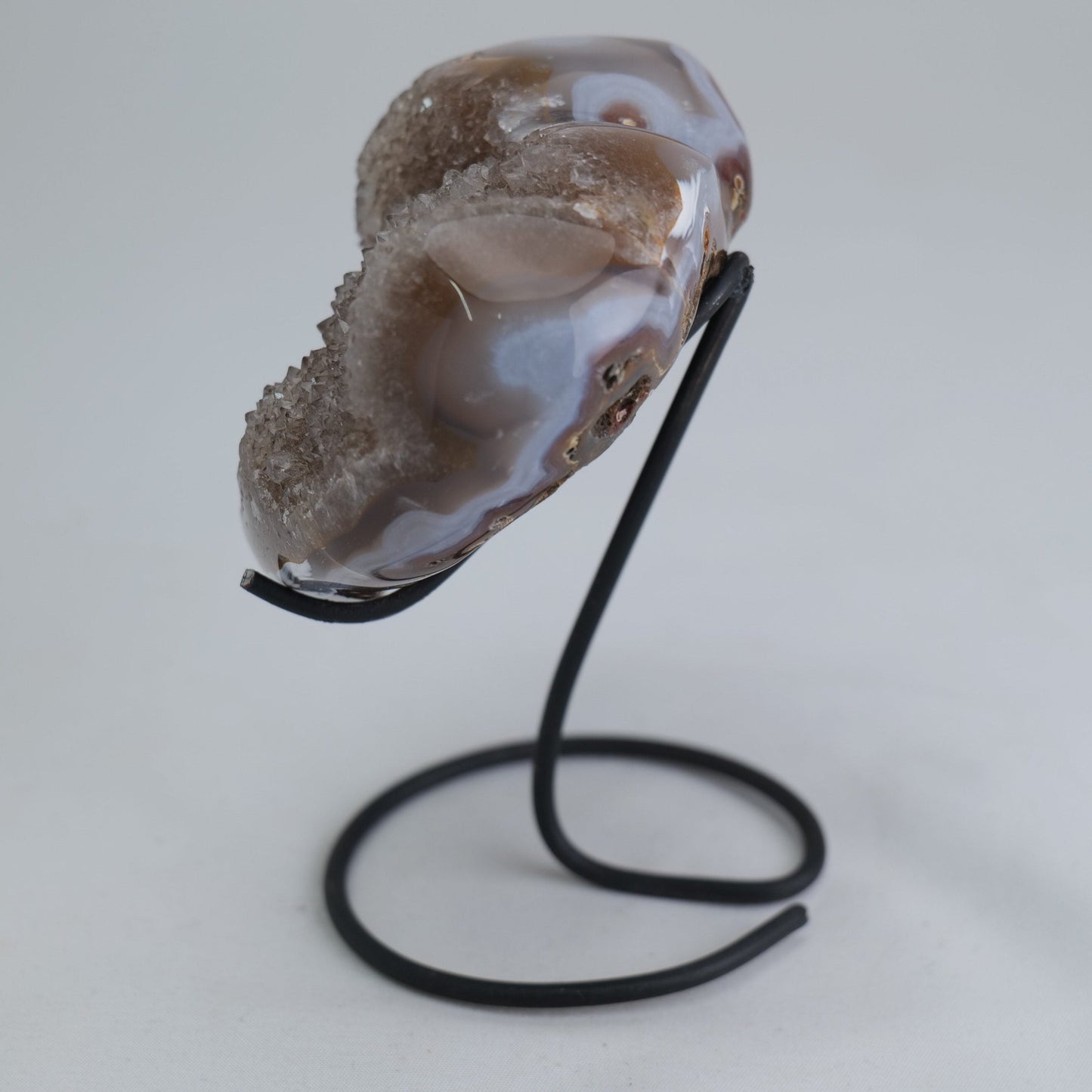 Druzy Agate Heart – 426g - Luna Panther