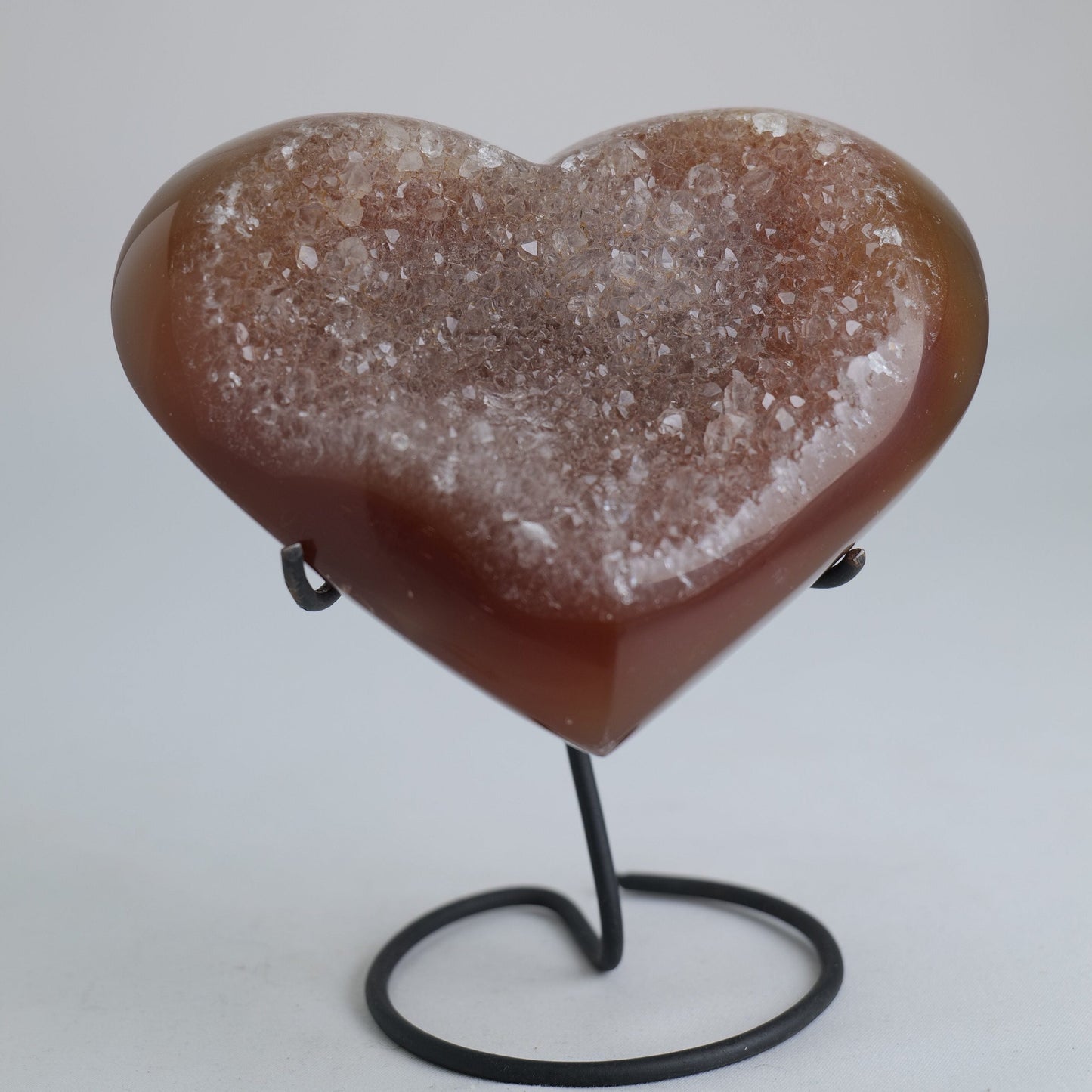 Druzy Agate Heart – 627g - Luna Panther