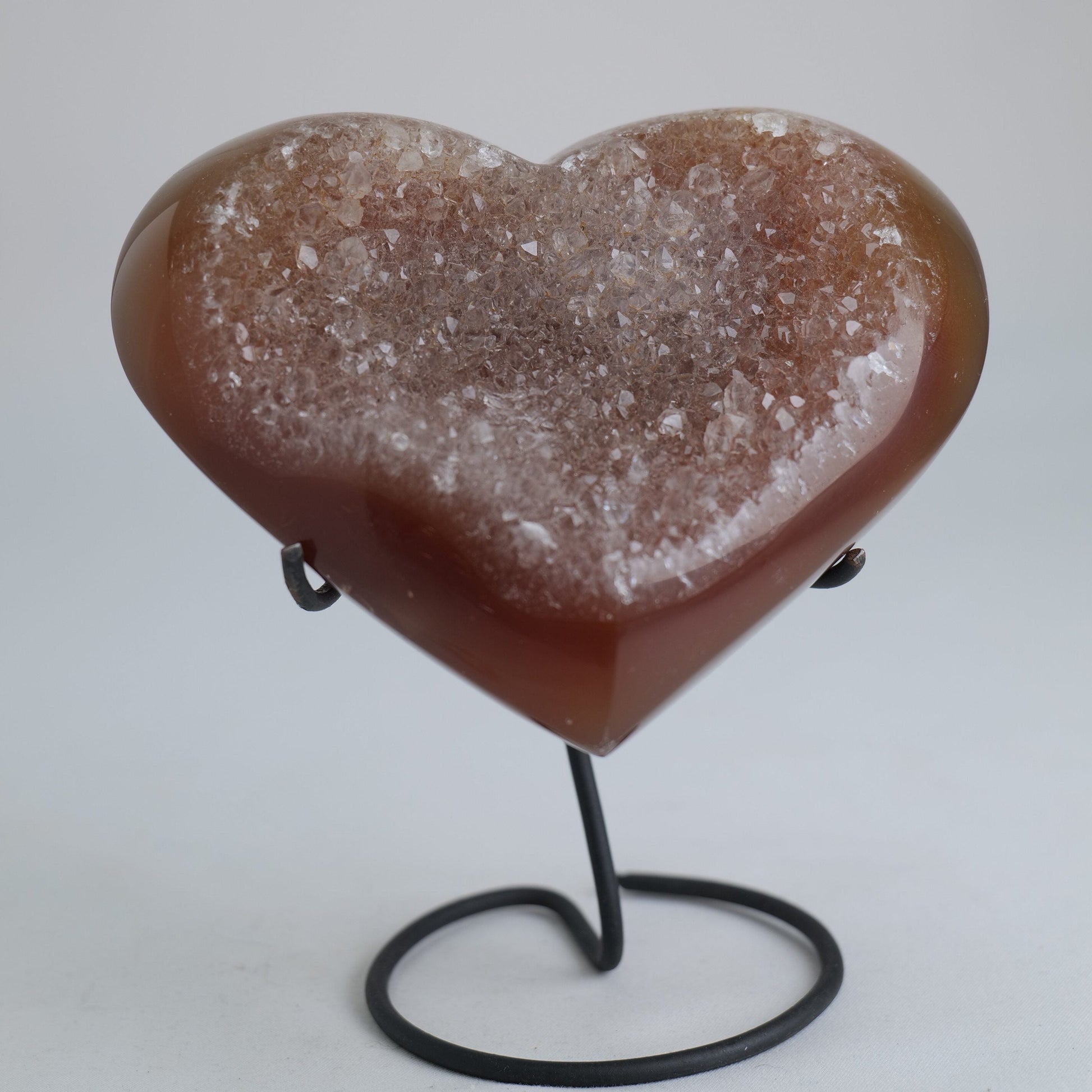 Druzy Agate Heart – 627g - Luna Panther