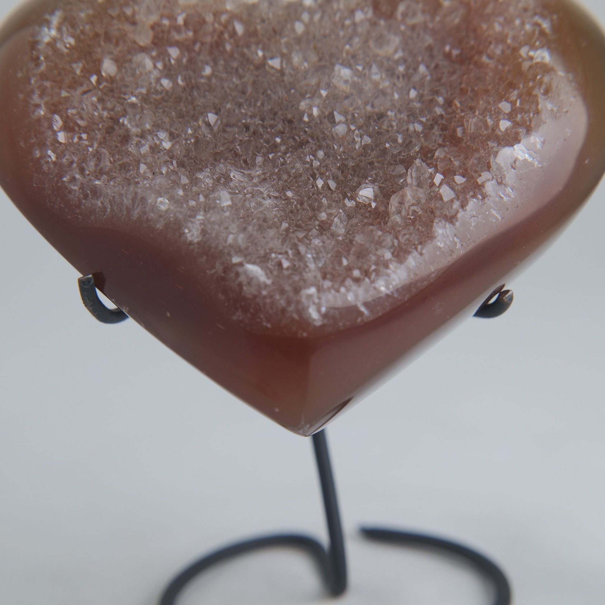 Druzy Agate Heart – 627g - Luna Panther