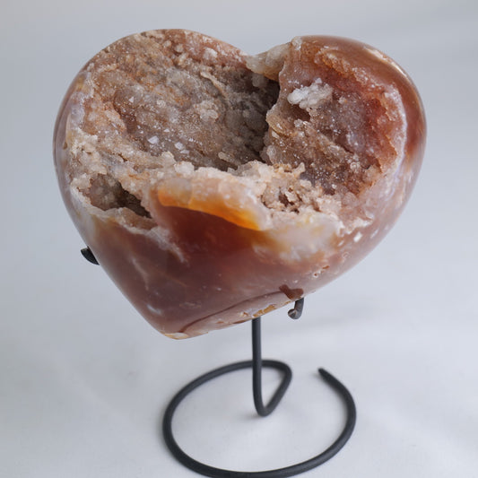 Druzy Agate Heart – 755g - Luna Panther