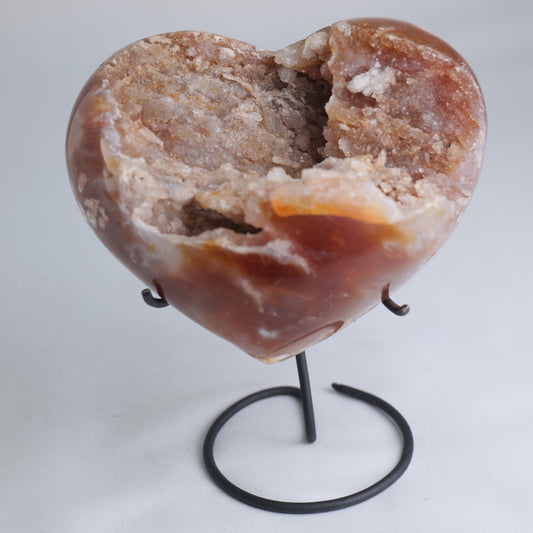 Druzy Agate Heart – 755g - Luna Panther