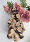 Natural Copy Of Druzy Chocolate Calcite 934G featuring soft translucent tone and gentle sheen - Luna Panther