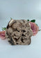 Natural Druzy Chocolate Calcite 776G featuring soft translucent tone and gentle sheen - Luna Panther