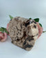 Natural Druzy Chocolate Calcite 776G featuring soft translucent tone and gentle sheen - Luna Panther