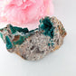Natural Druzy Chrysocolla Dolomite With Malachite 195G featuring turquoise-blue tone with earthy matrix - Luna Panther