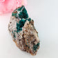 Natural Druzy Chrysocolla Dolomite With Malachite 195G featuring turquoise-blue tone with earthy matrix - Luna Panther