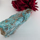 Natural Druzy Chrysocolla Dolomite with Malachite 340g featuring turquoise-blue tone with earthy matrix - Luna Panther
