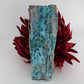 Natural Druzy Chrysocolla Dolomite With Malachite 340G featuring turquoise-blue tone with earthy matrix - Luna Panther