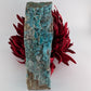 Natural Druzy Chrysocolla Dolomite With Malachite 340G featuring turquoise-blue tone with earthy matrix - Luna Panther