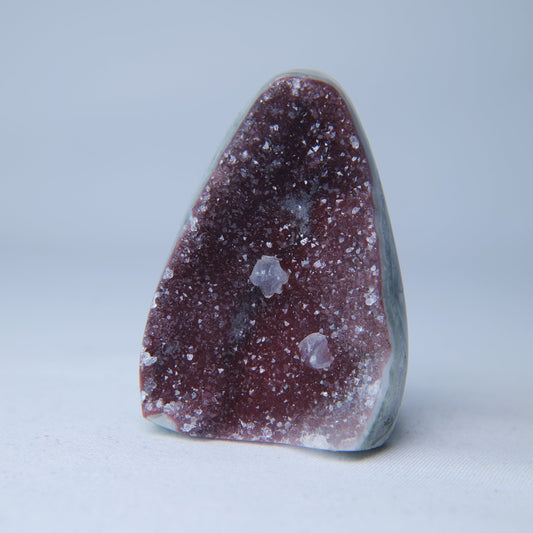 Brown-Purple Druzy Geode 54g — one-of-a-kind natural crystal, product image 1 of 7.