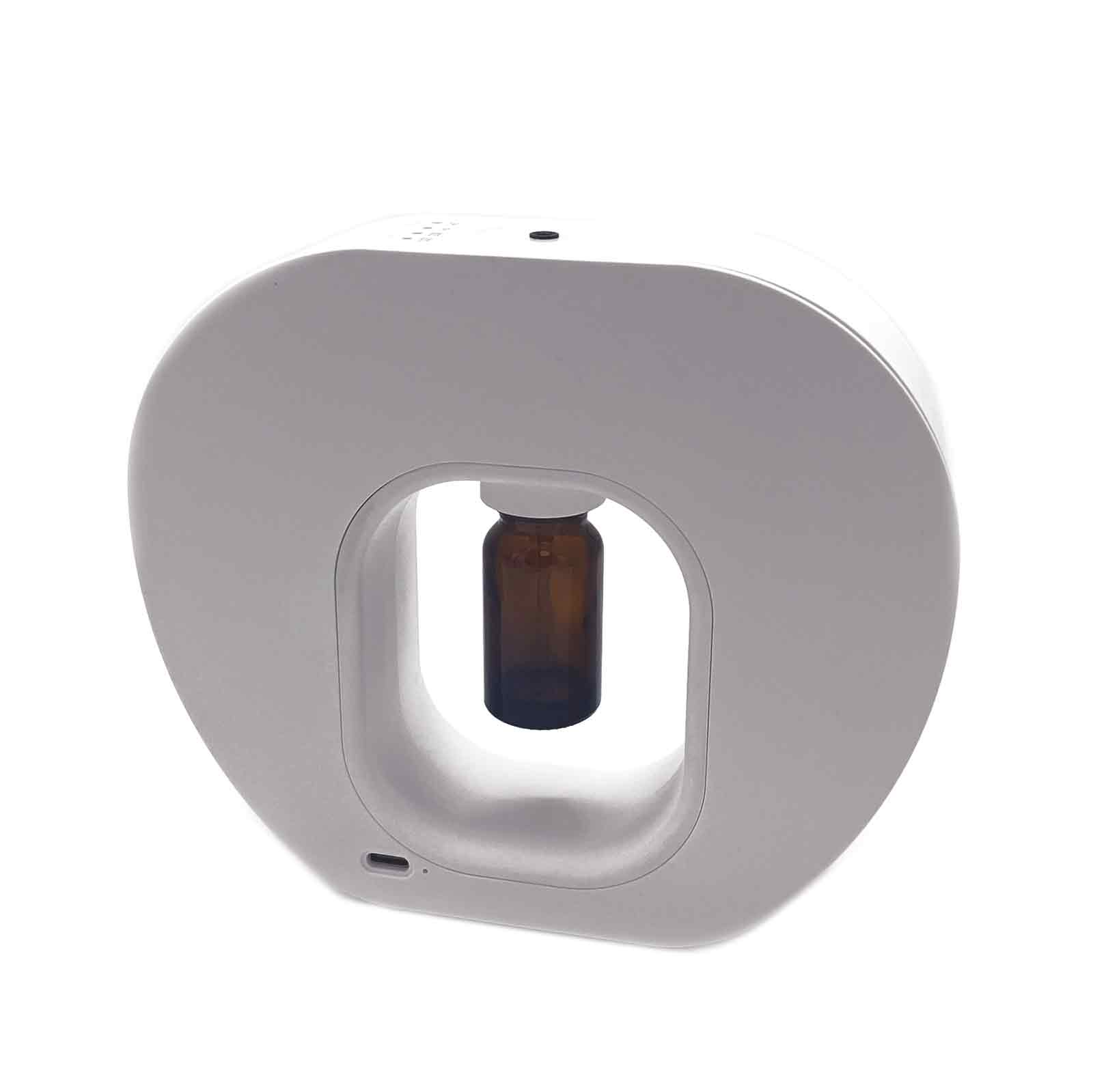Polished Dry Aromatherapy Diffuser - Nebulizer - USB-C - No Water Required featuring natural patterning and unique variations - Luna Panther