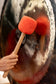 MEINL Sonic Energy Gong Mallet Medium - Sweet Tangerine detail view 3 at Luna Panther