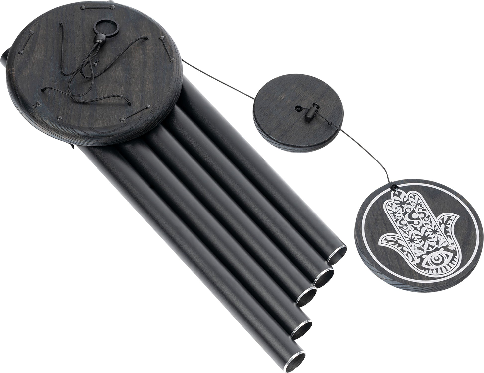 MEINL Sonic Energy Hamsa Meditation Chime 36"/90 cm - 432 Hz - Black detail view 10 at Luna Panther