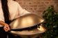 MEINL Sonic Energy Sensory Handpan Stainless Steel D Kurd 10 Notes 440 Hz - Vintage Gold detail view 5 at Luna Panther