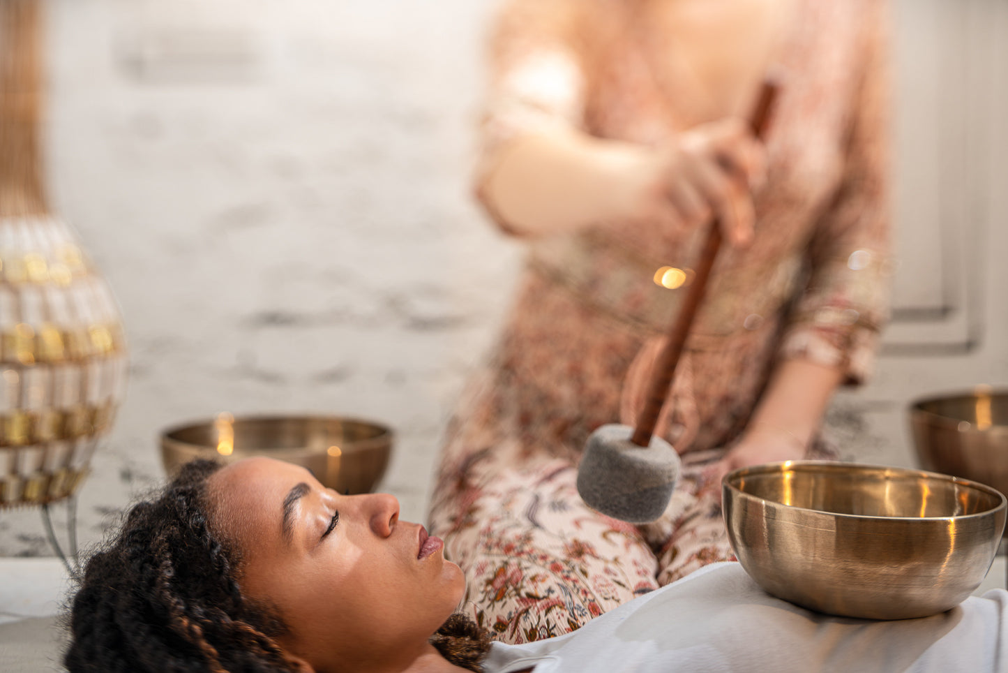 MEINL Sonic Energy Energy Therapy Series Basic Singing Bowl Set 5 pcs - 1000/1400/2200g + Mall detail view 11 at Luna Panther