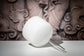 MEINL Sonic Energy White-frosted Crystal Singing Bowl with Handle 10" - B4/Crown Chakra/432 Hz detail view 2 at Luna Panther