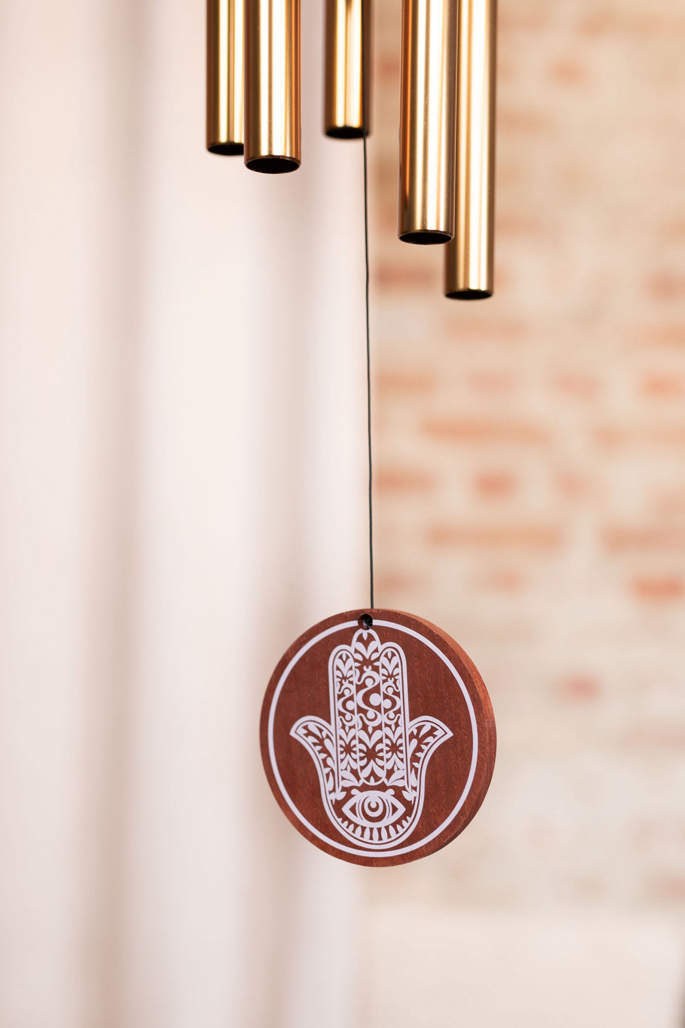 MEINL Sonic Energy Hamsa Meditation Chime 36"/90 cm - 432 Hz - Bronze detail view 5 at Luna Panther