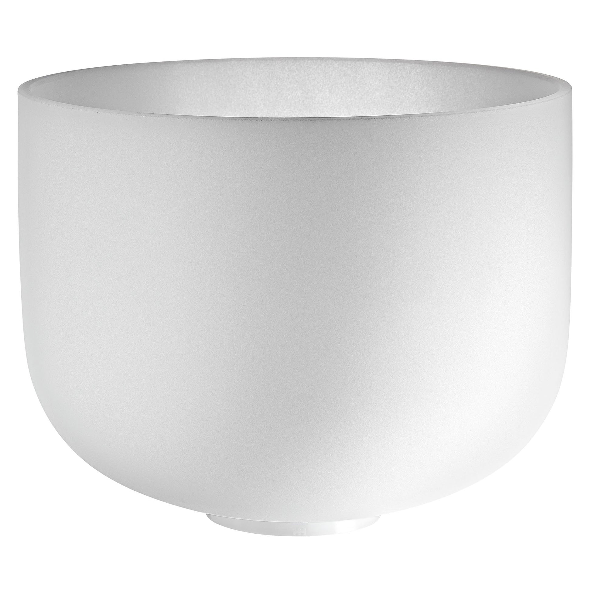 MEINL Sonic Energy White-Frosted Crystal Singing Bowl 12" - B3/Crown Chakra/440 Hz at Luna Panther